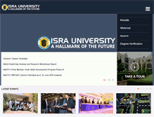 Tablet Screenshot of isra.edu.pk