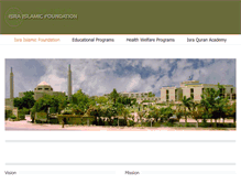 Tablet Screenshot of isra.org.pk